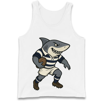 Retro Sale Sharks Rugby Union Tank Top