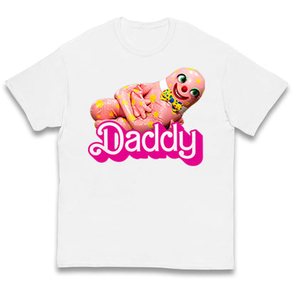 Funny Mr Blobby Daddy 90s Retro Kids T Shirt