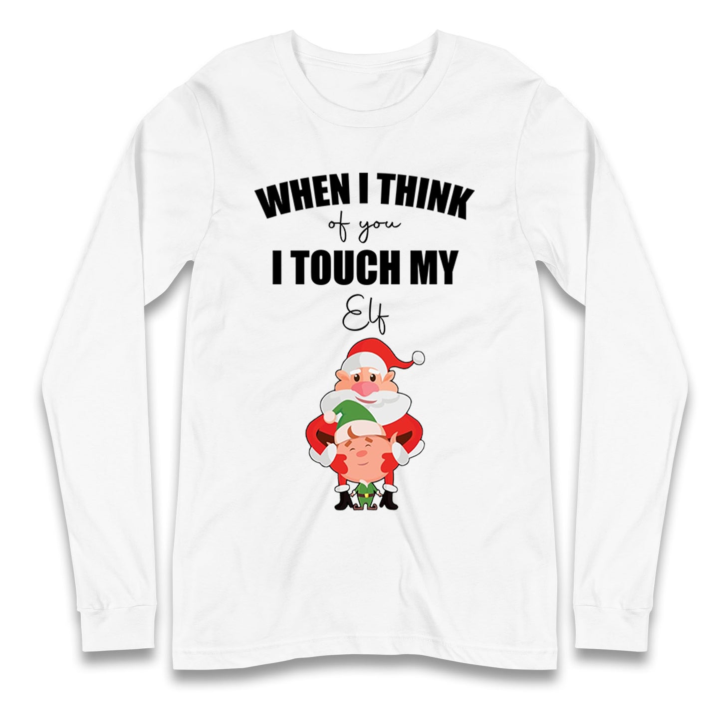 Santa Elf Christmas Longsleeve T Shirt