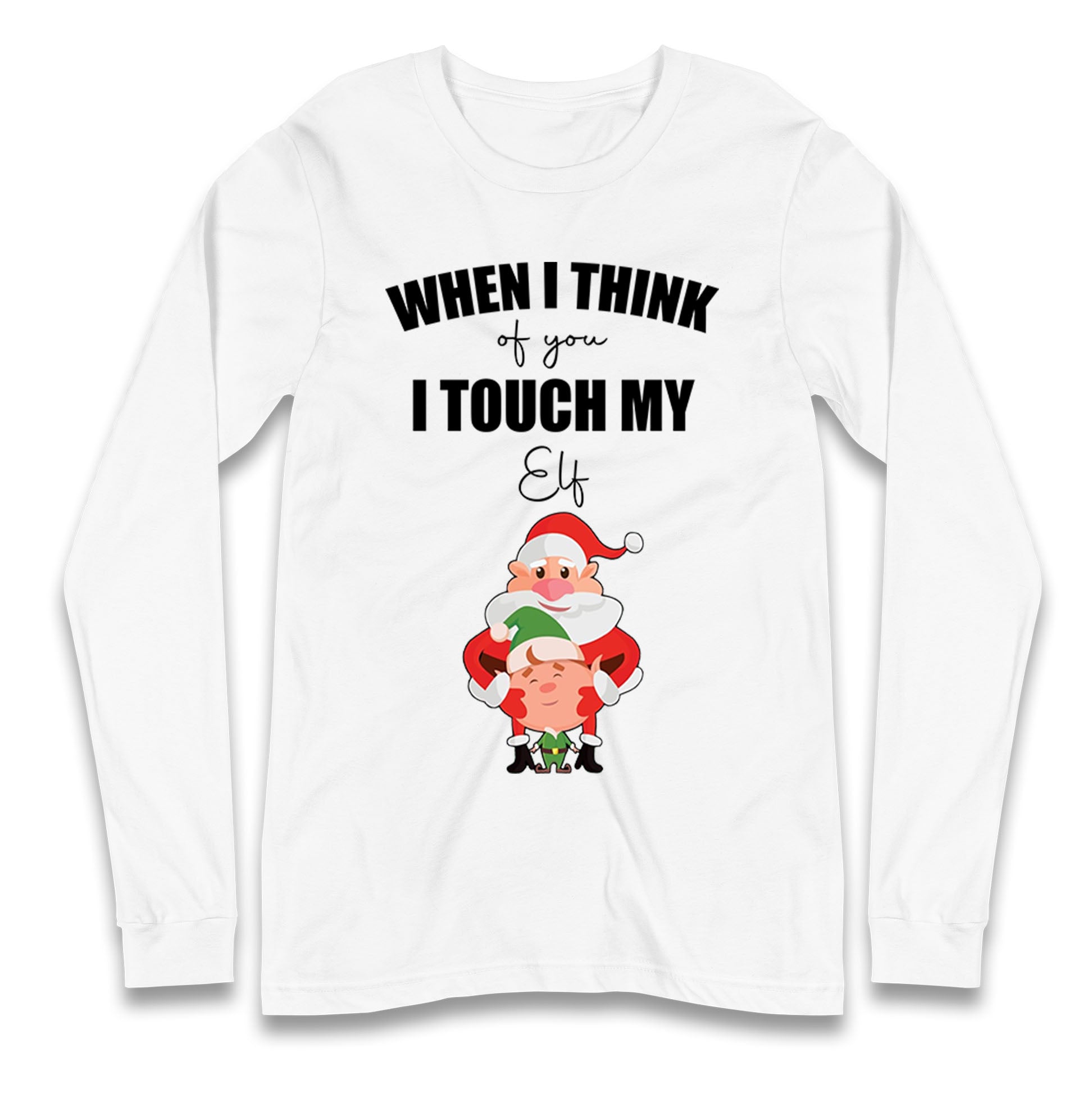 Santa Elf Christmas Longsleeve T Shirt