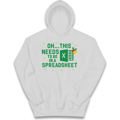 Excel Christmas Kids Hoodie