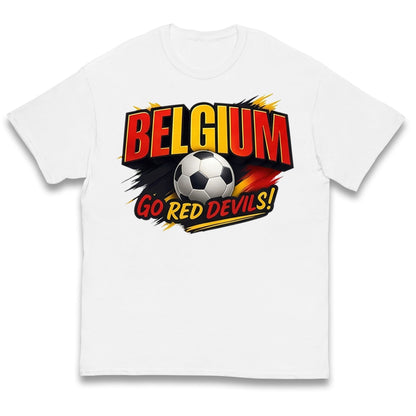 Belgium Retro Football Kids T Shirt 