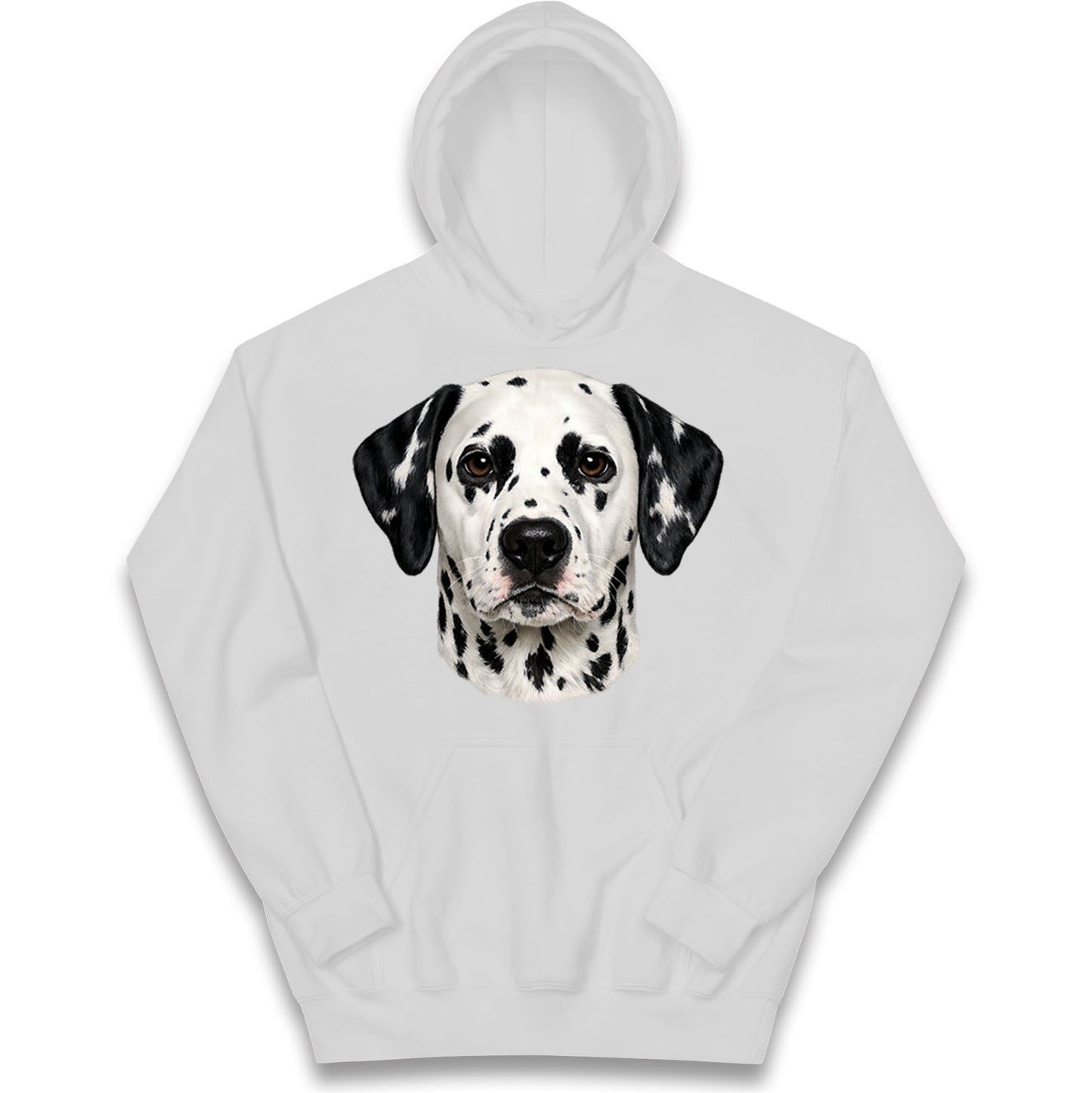 Dalmatian Dog Face Kids Hoodie