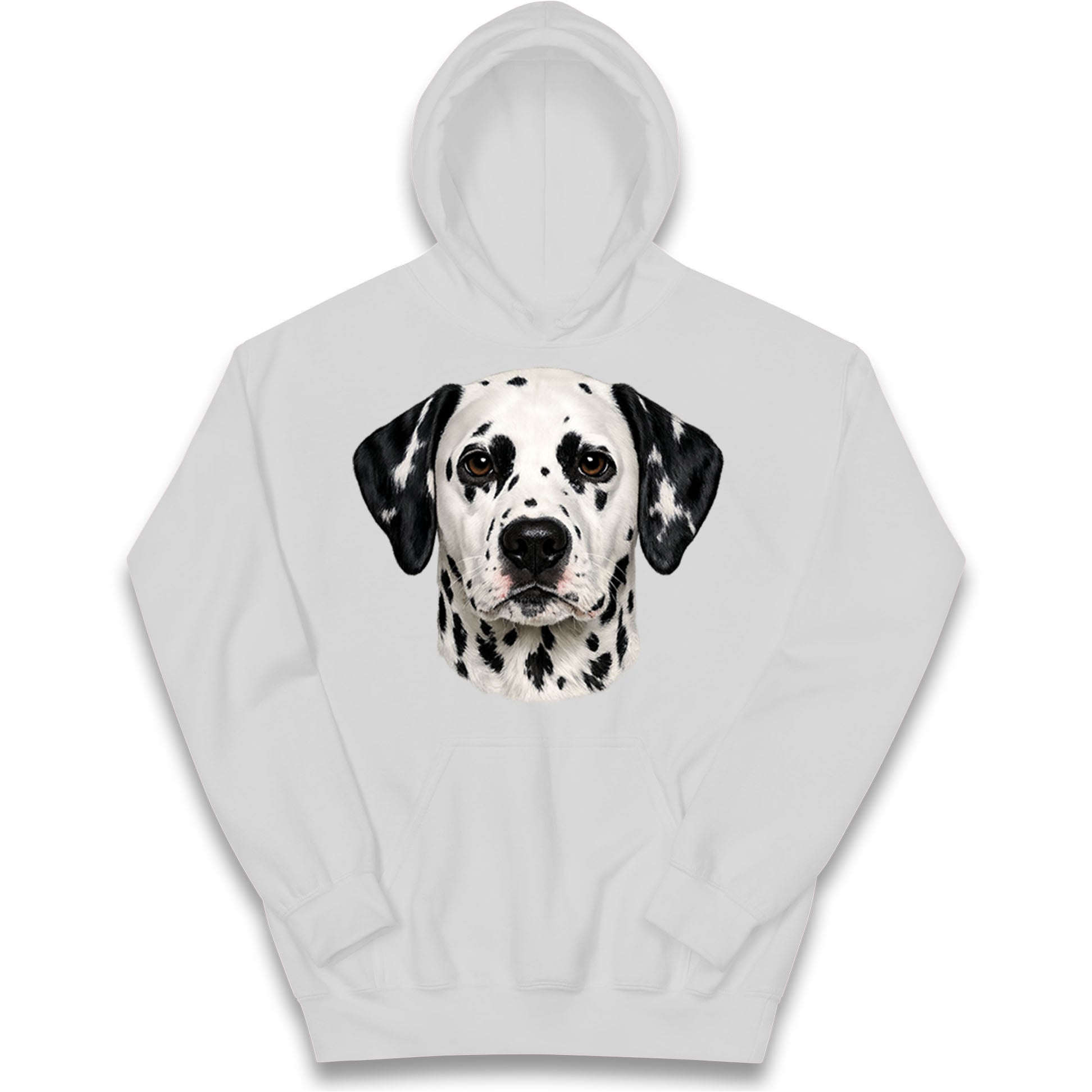 Dalmatian Dog Face Kids Hoodie
