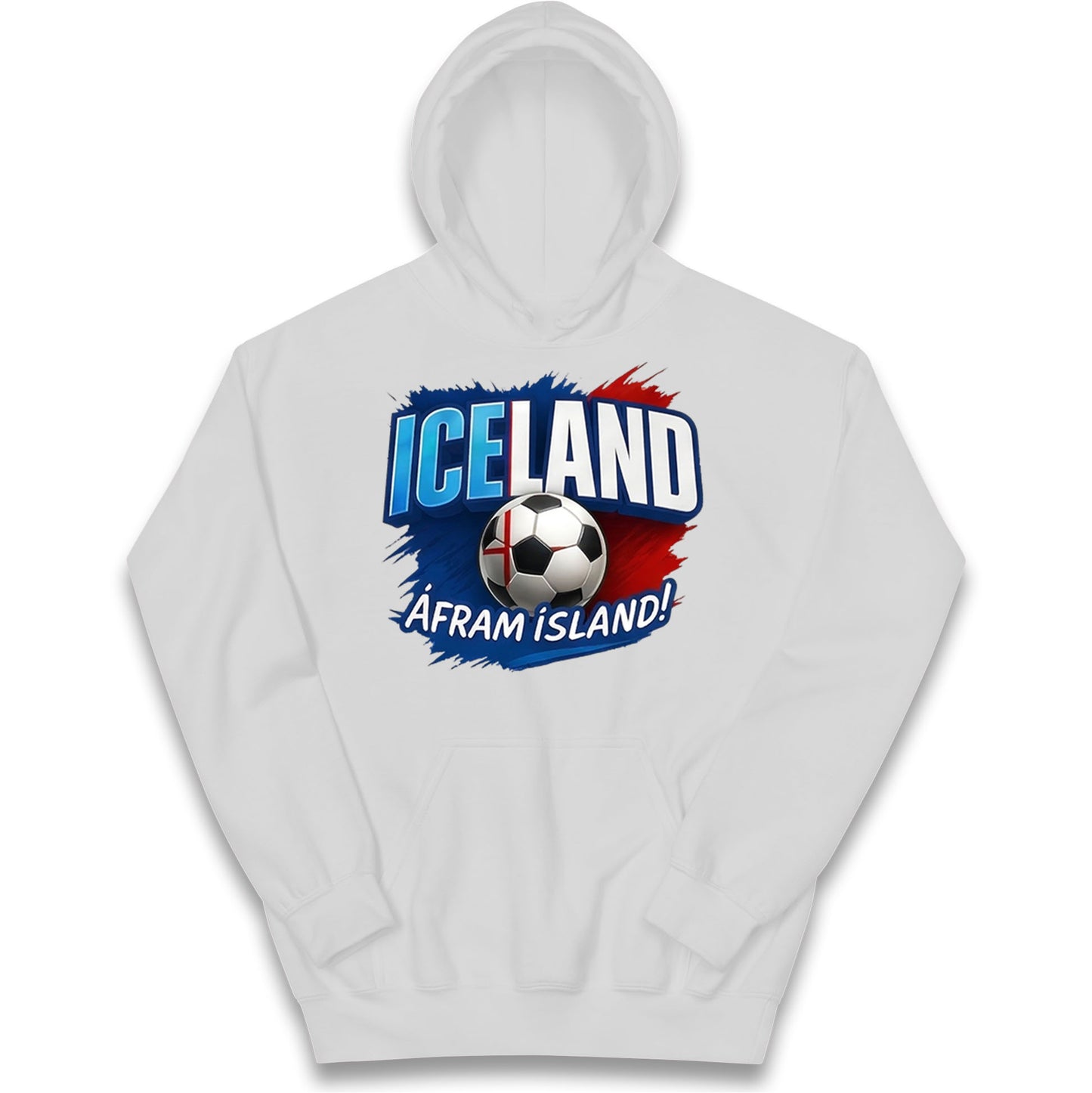 Iceland Retro World Cup Kids Hoodie