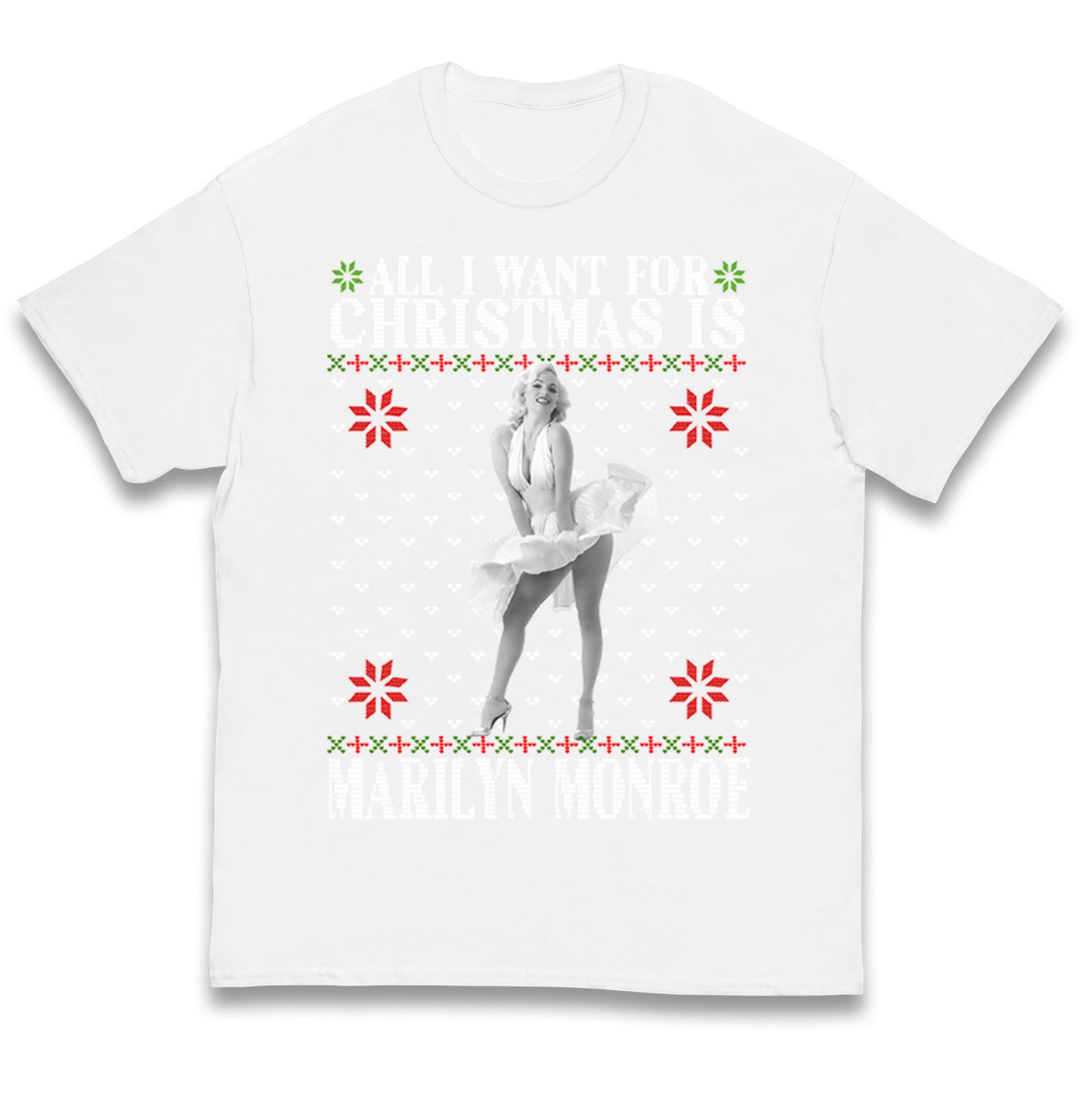 marilyn monroe christmas t shirt