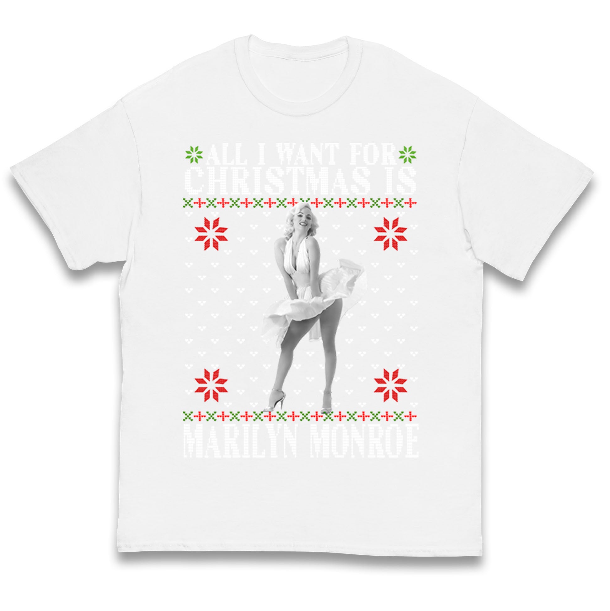 marilyn monroe christmas t shirt