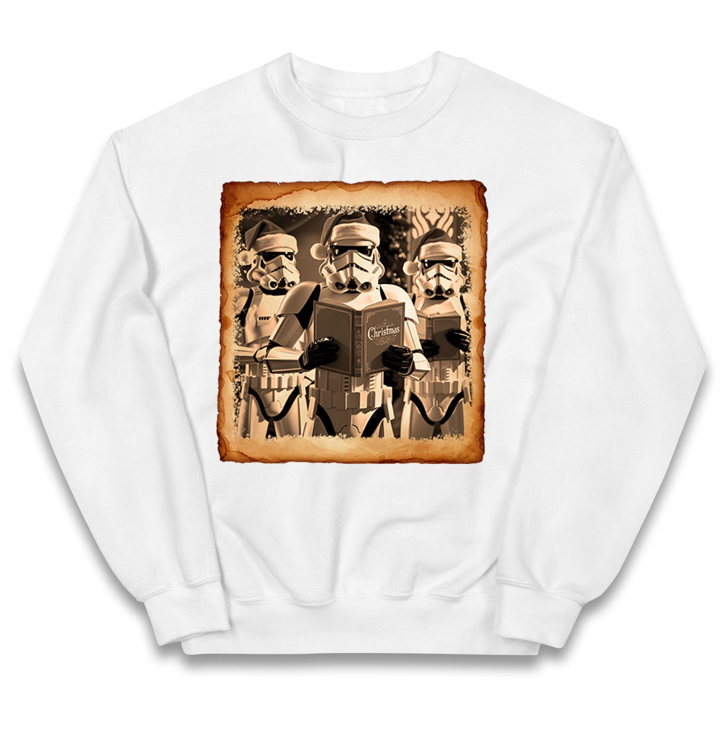 Stormtrooper Christmas Kids Jumper