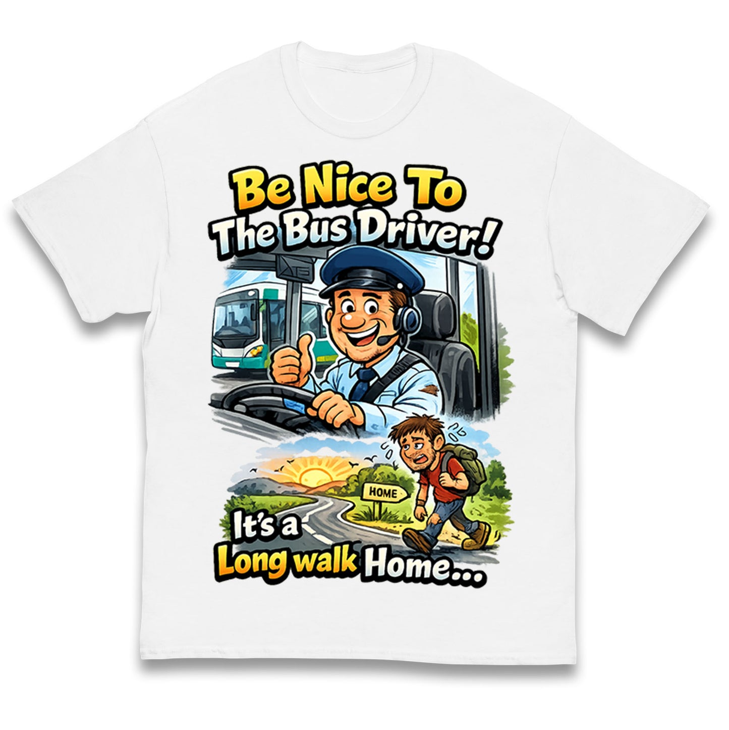 Bus Driver Kids T Shirt