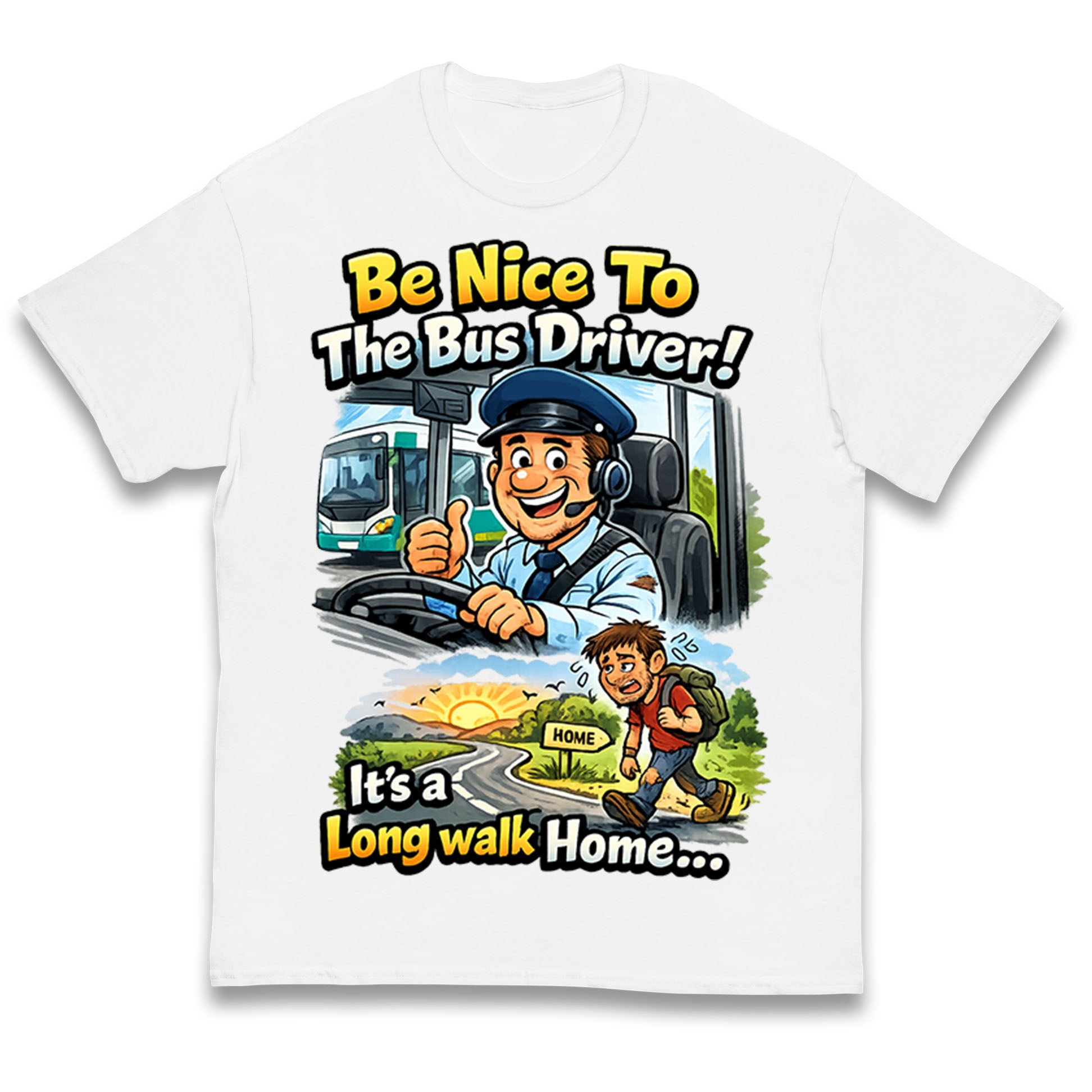 Bus Driver Kids T Shirt