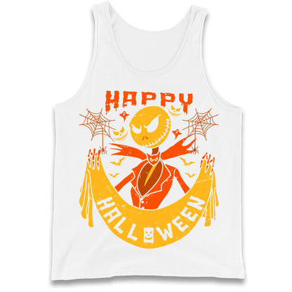 Jack Skellington Happy Halloween Tank Top