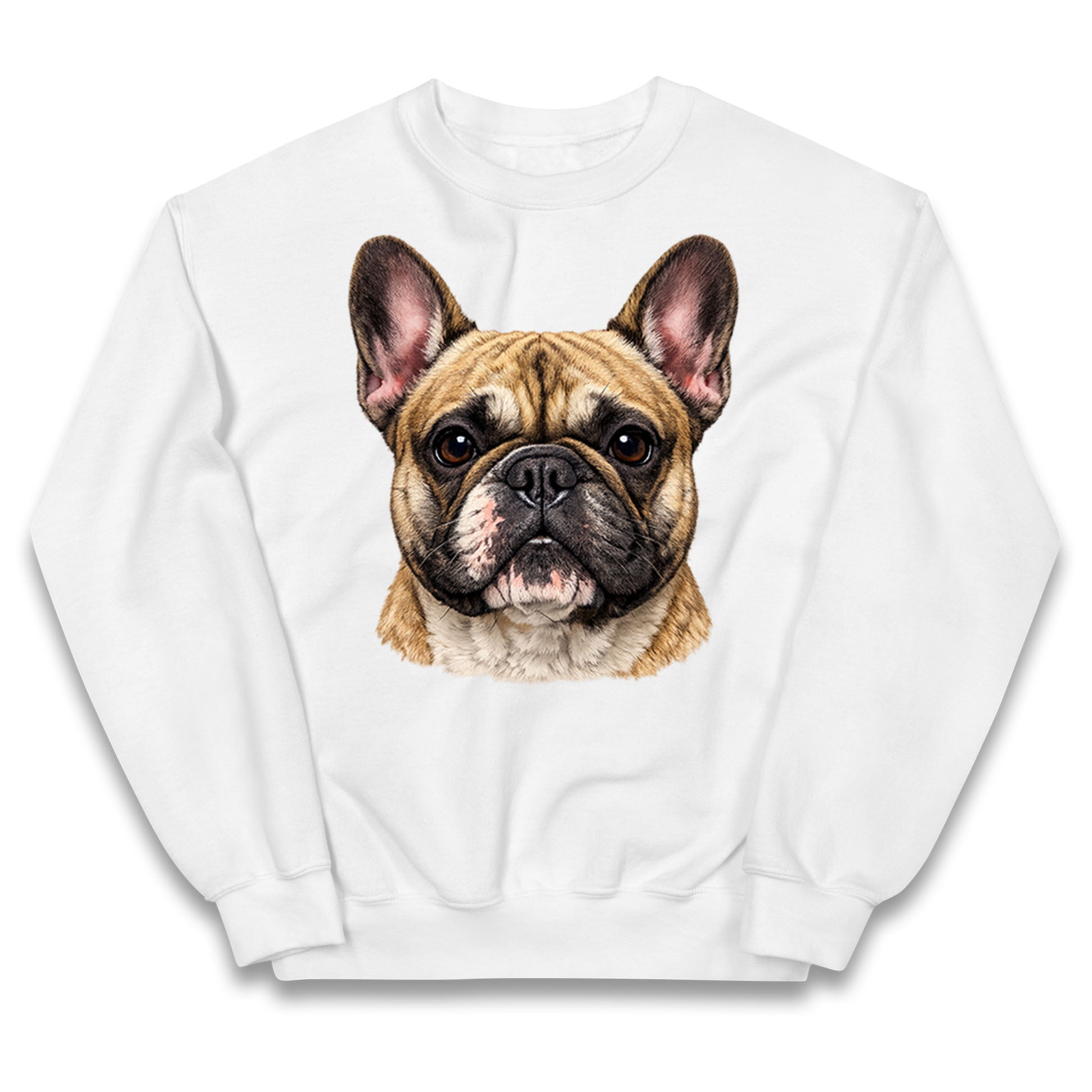 French Bulldog Face Kids Jumper