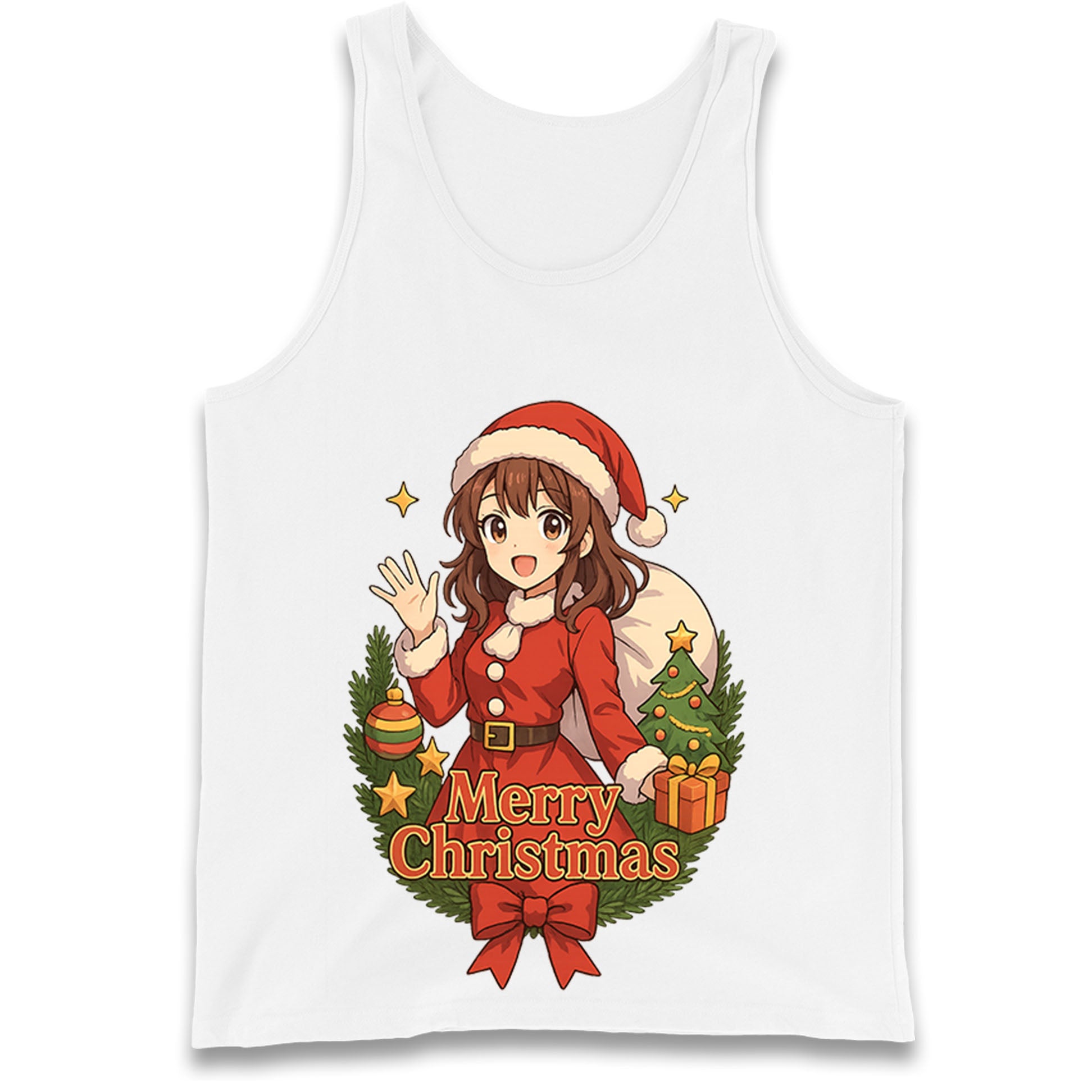 Anime Christmas Tank Top