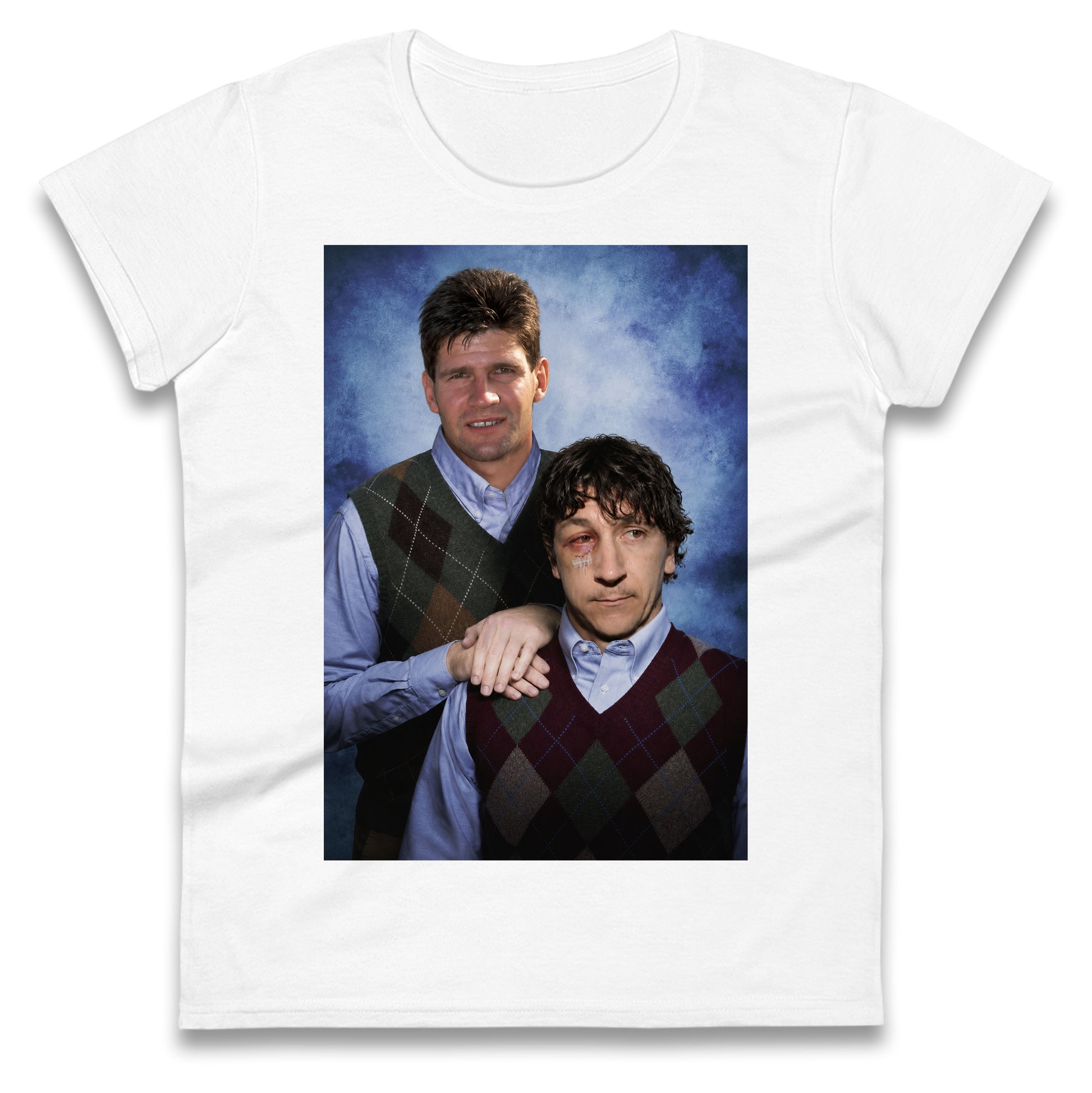 Brian Laws Ivano Bonetti Grimsby Town Step Brothers Ladies T Shirt