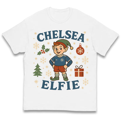 Chelsea FC Christmas Kids T Shirt