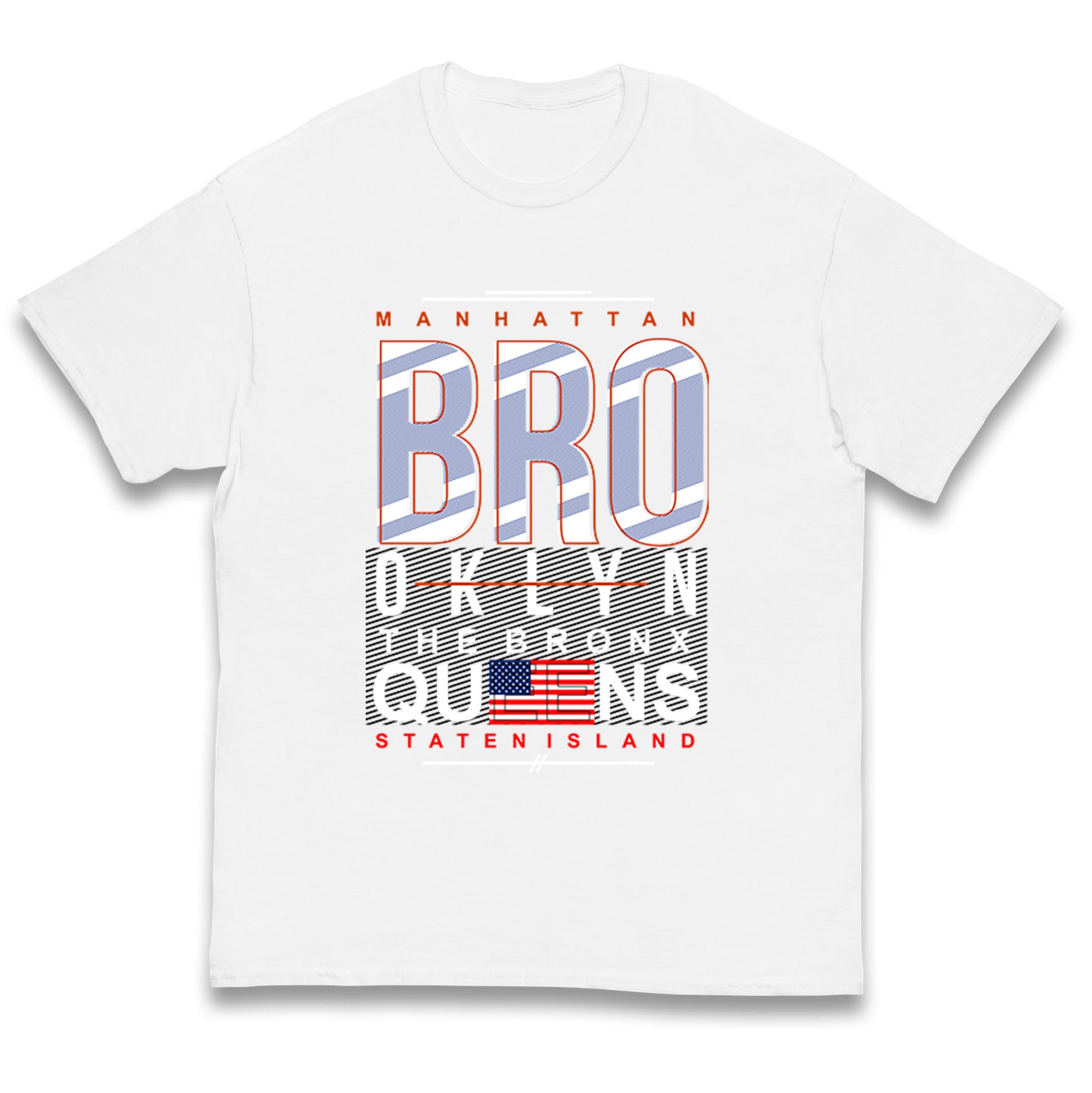 Brooklyn New York State Kids T Shirt