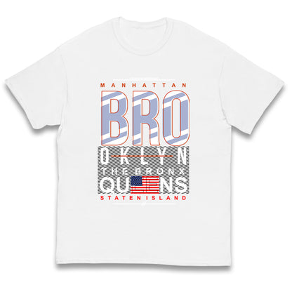 Brooklyn New York State Kids T Shirt