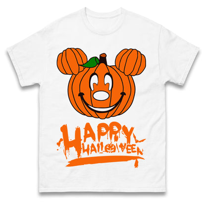 Mickey Mouse Pumpkin Happy Halloween T Shirts
