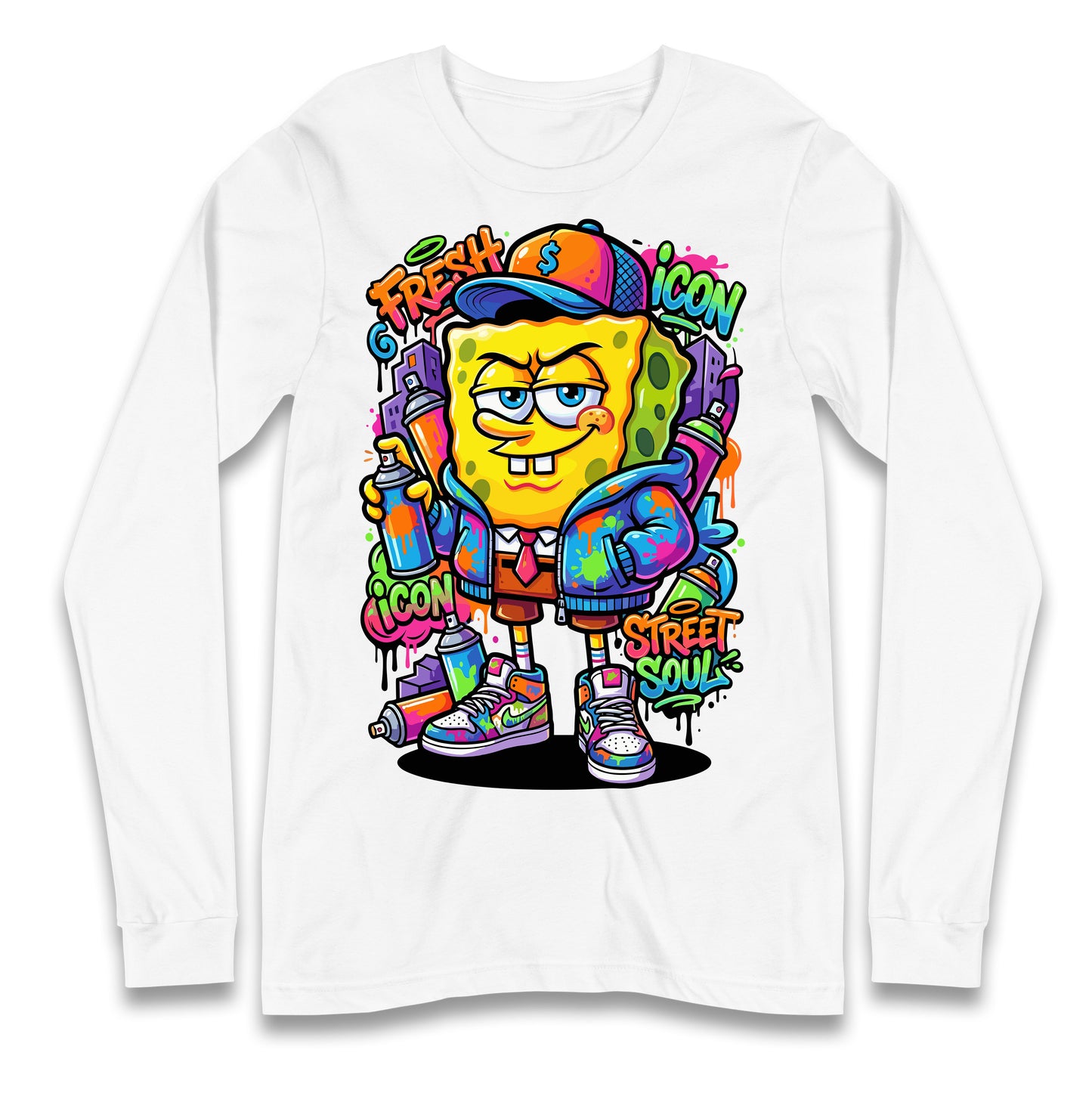 Sponge Bob Square Pants Longsleeve T Shirt