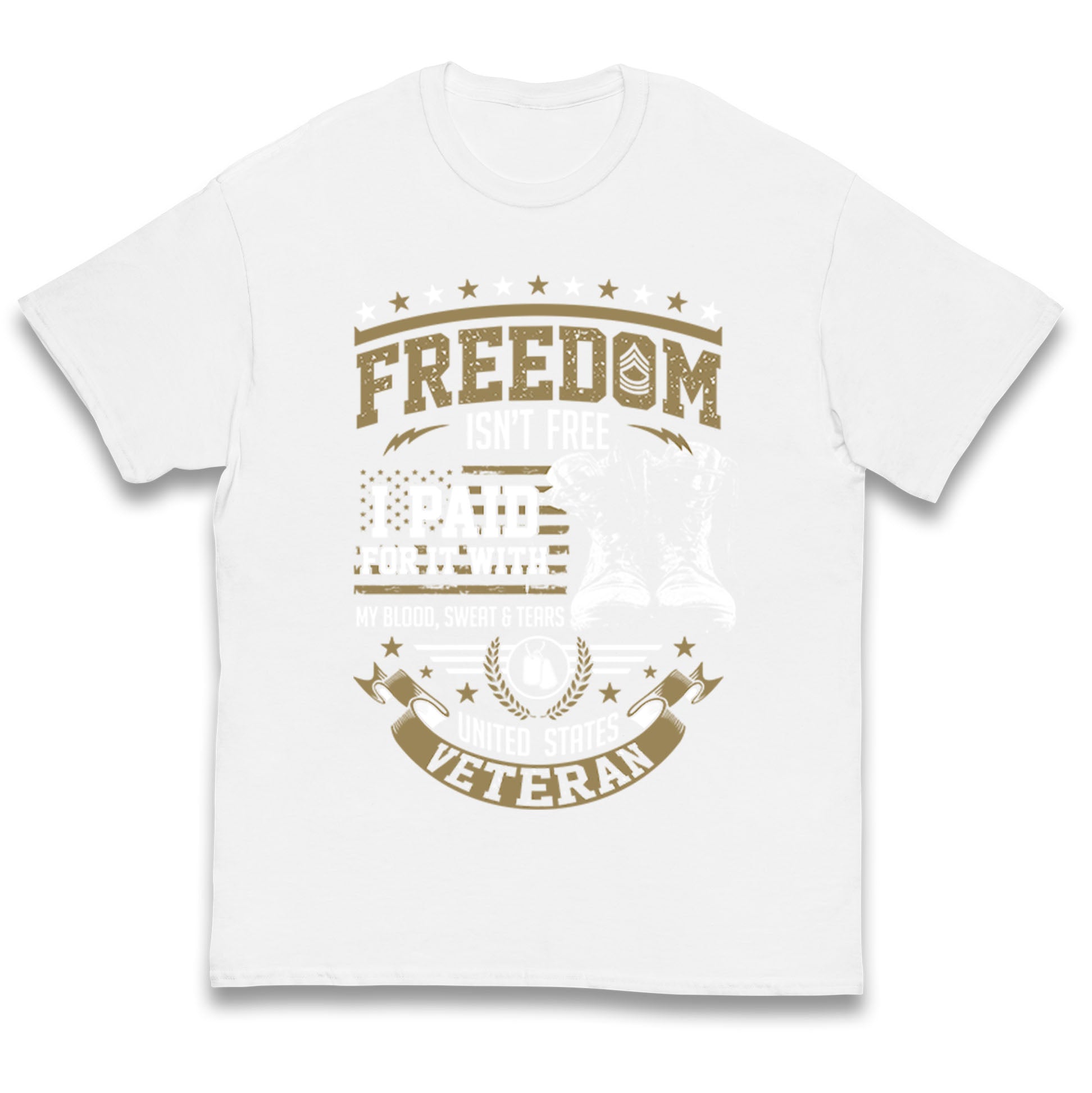 United States Veteran Kids T Shirt