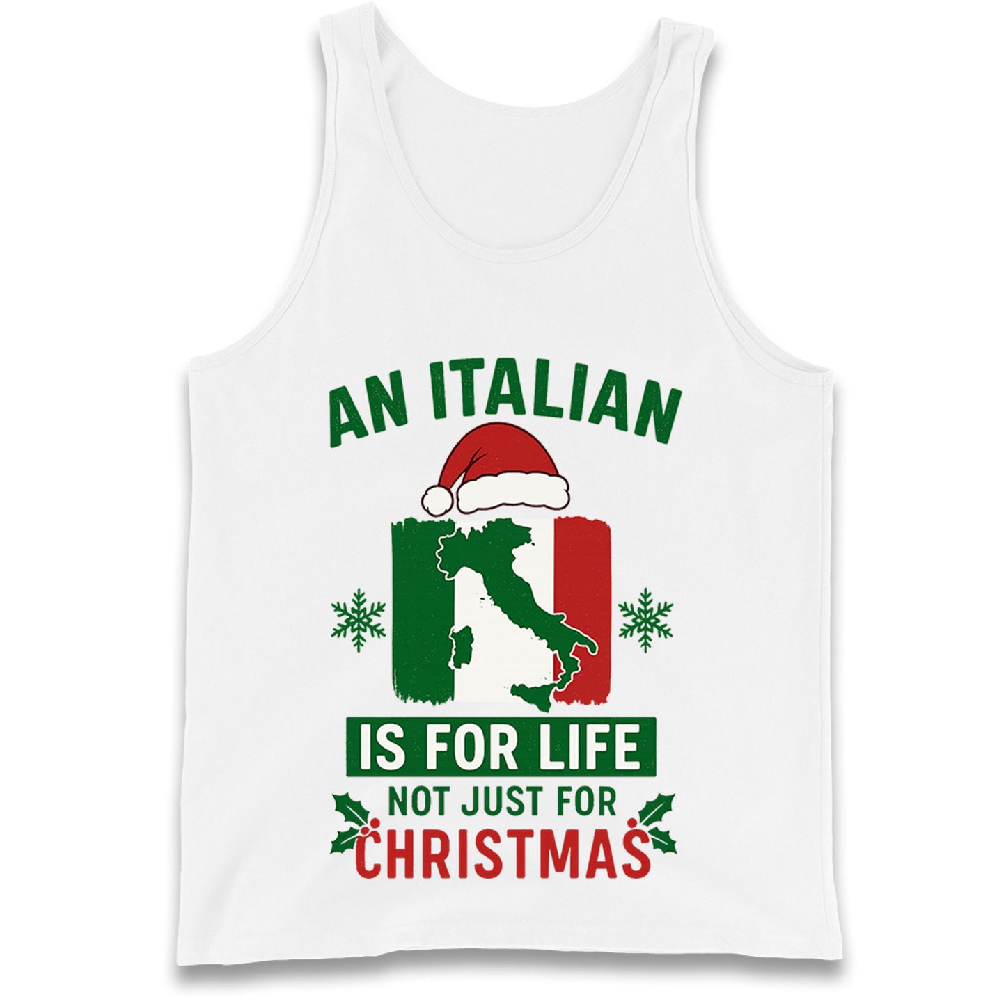Italian Christmas Tank Top