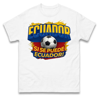 Ecuador Retro World Cup T Shirt