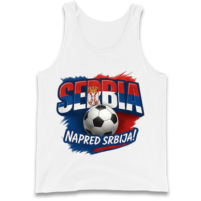 Serbia Retro World Cup Tank Top