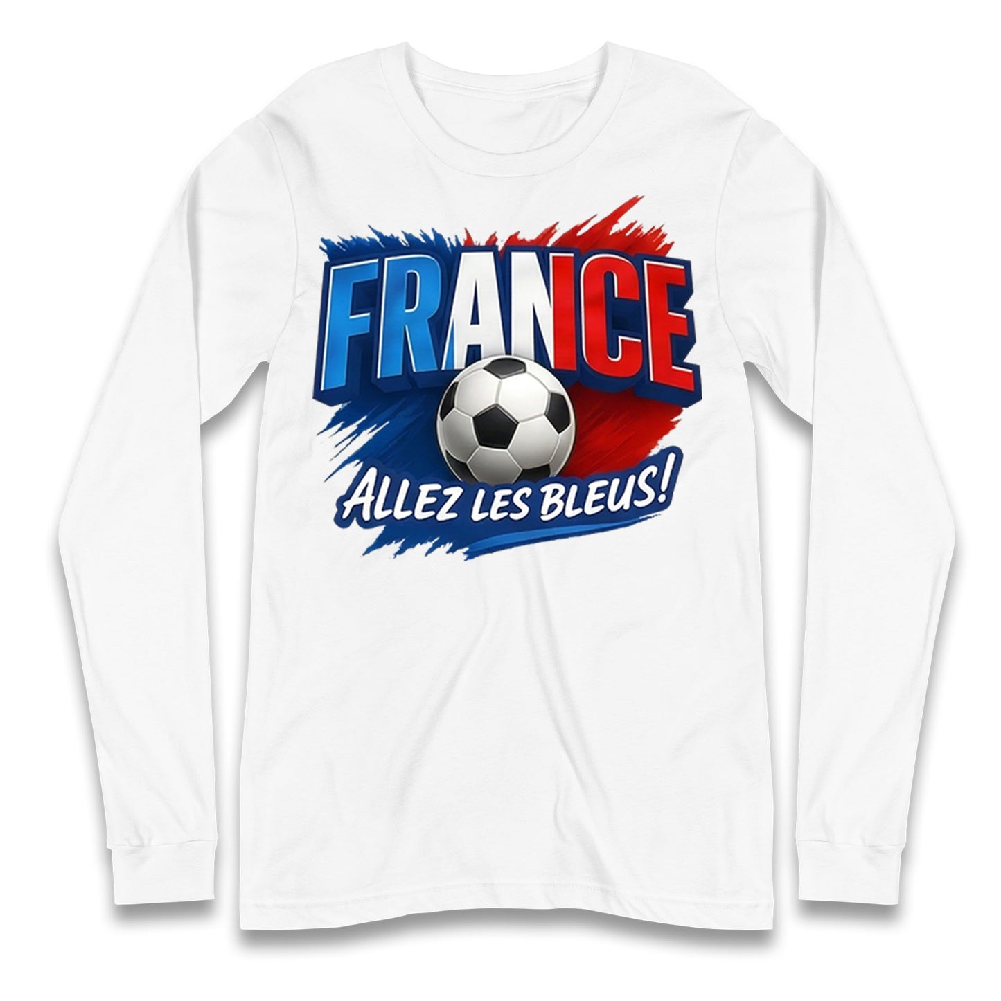 France Retro World Cup Longsleeve T Shirt