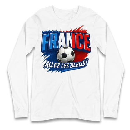 France Retro World Cup Longsleeve T Shirt