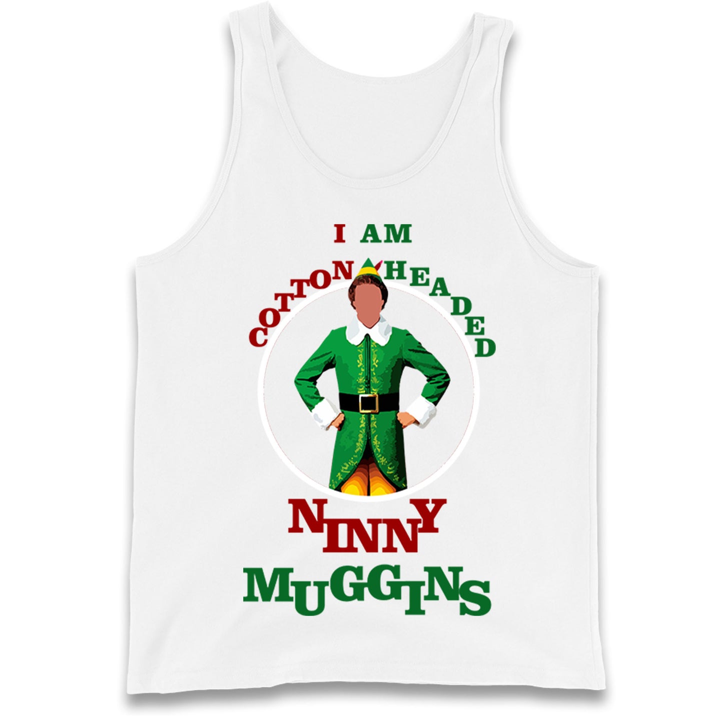 Christmas Patrick Baynham Elf Tank Top
