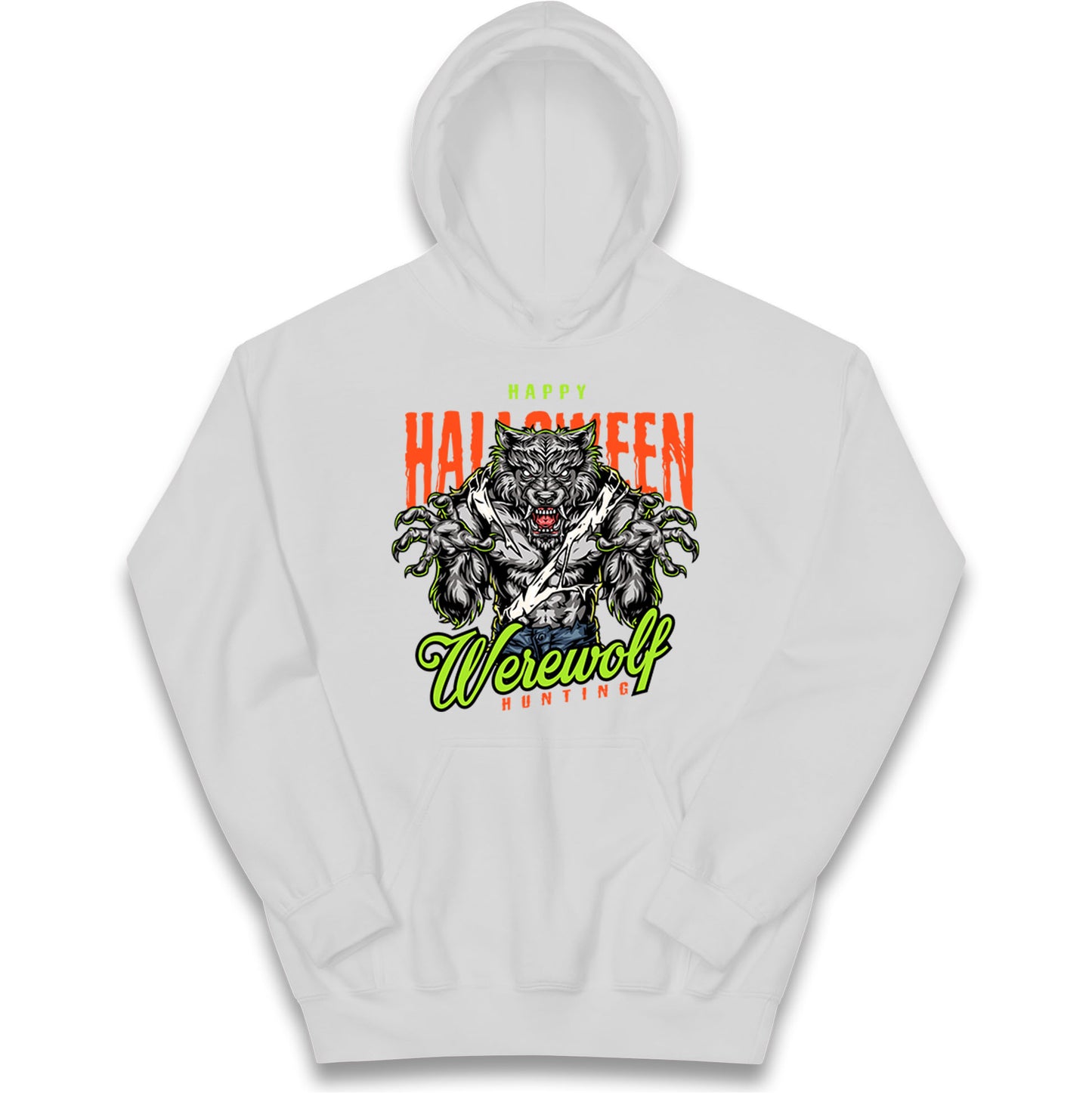 Halloween Werewolf Kids Hoodie