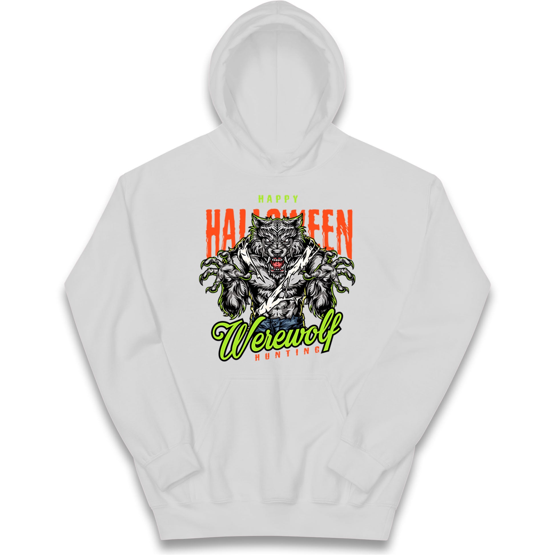 Halloween Werewolf Kids Hoodie