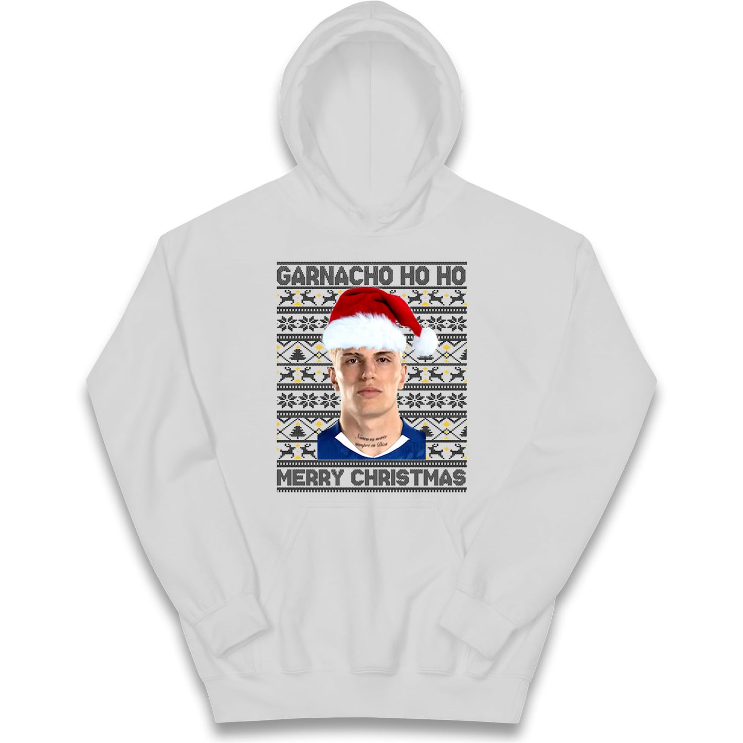 Garnacho Christmas Kids Hoodie