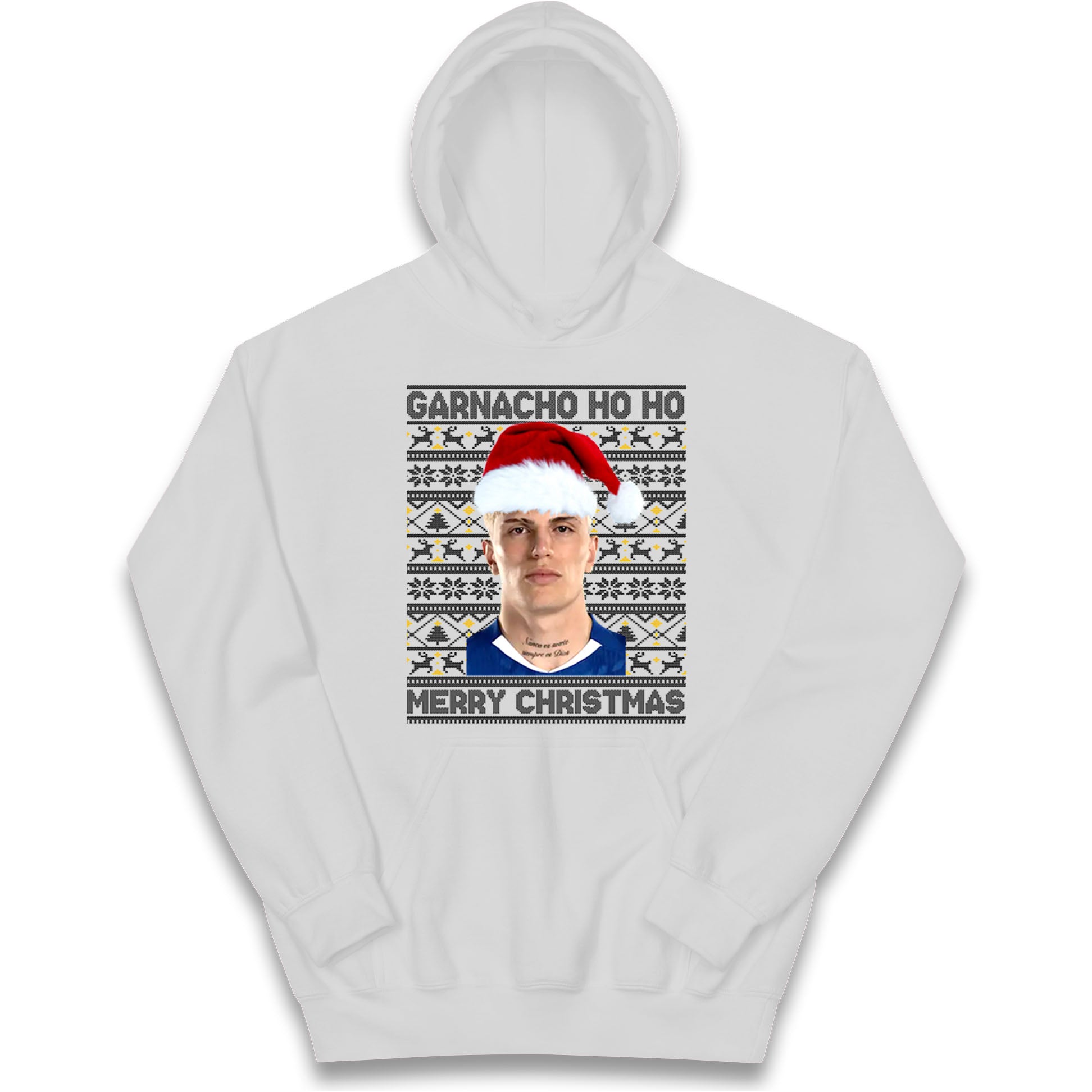 Garnacho Christmas Kids Hoodie