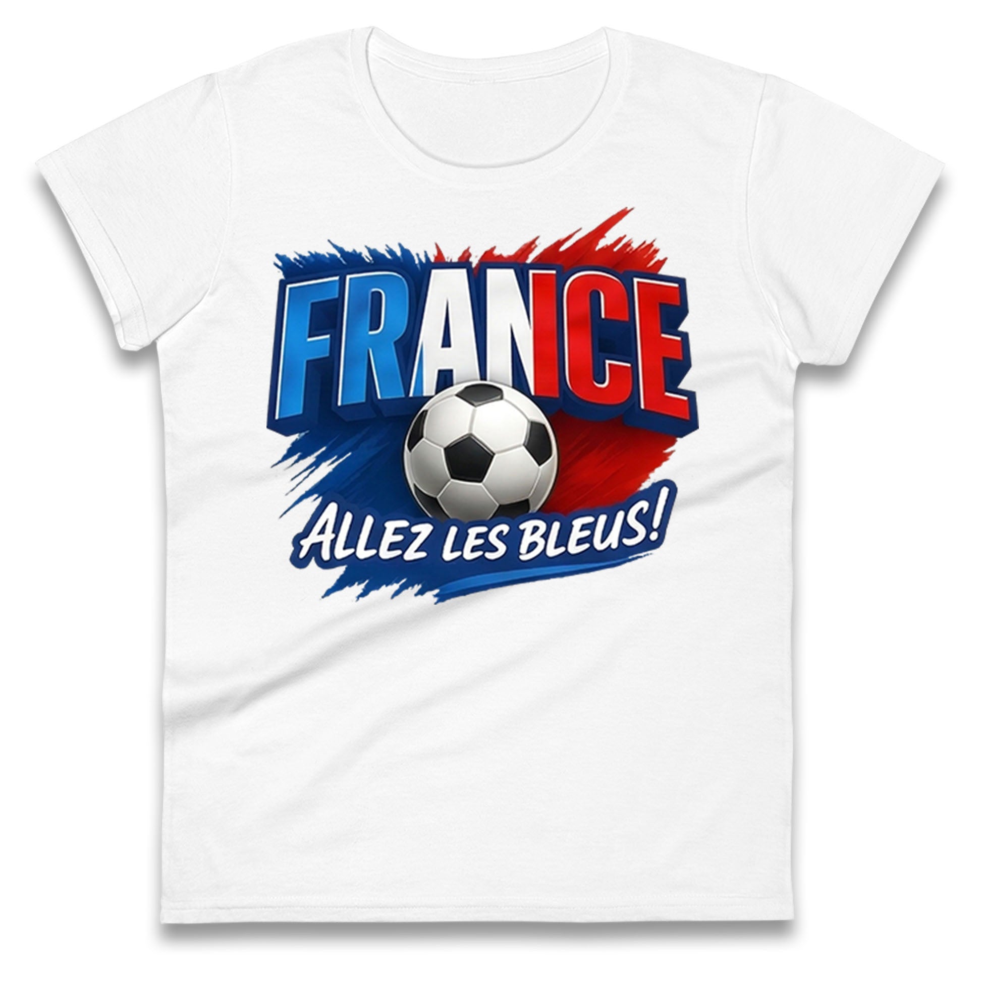 France Retro World Cup Ladies T Shirt