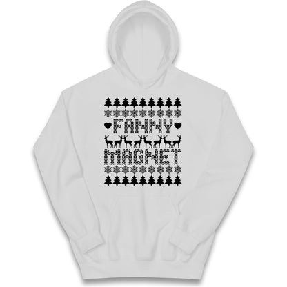 Fanny Magnet Christmas Kids Hoodie