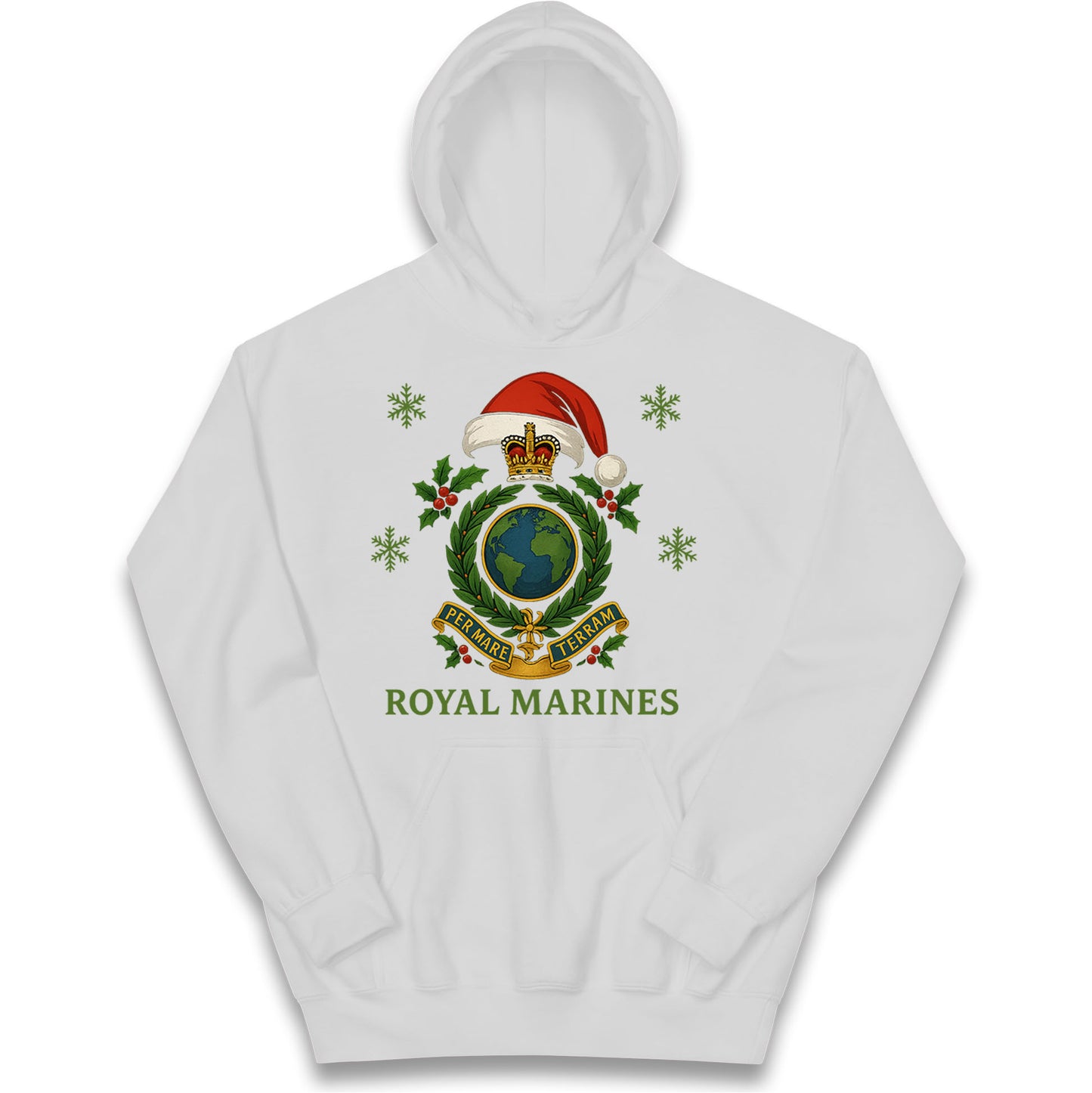 Royal Marines Christmas Kids Hoodie