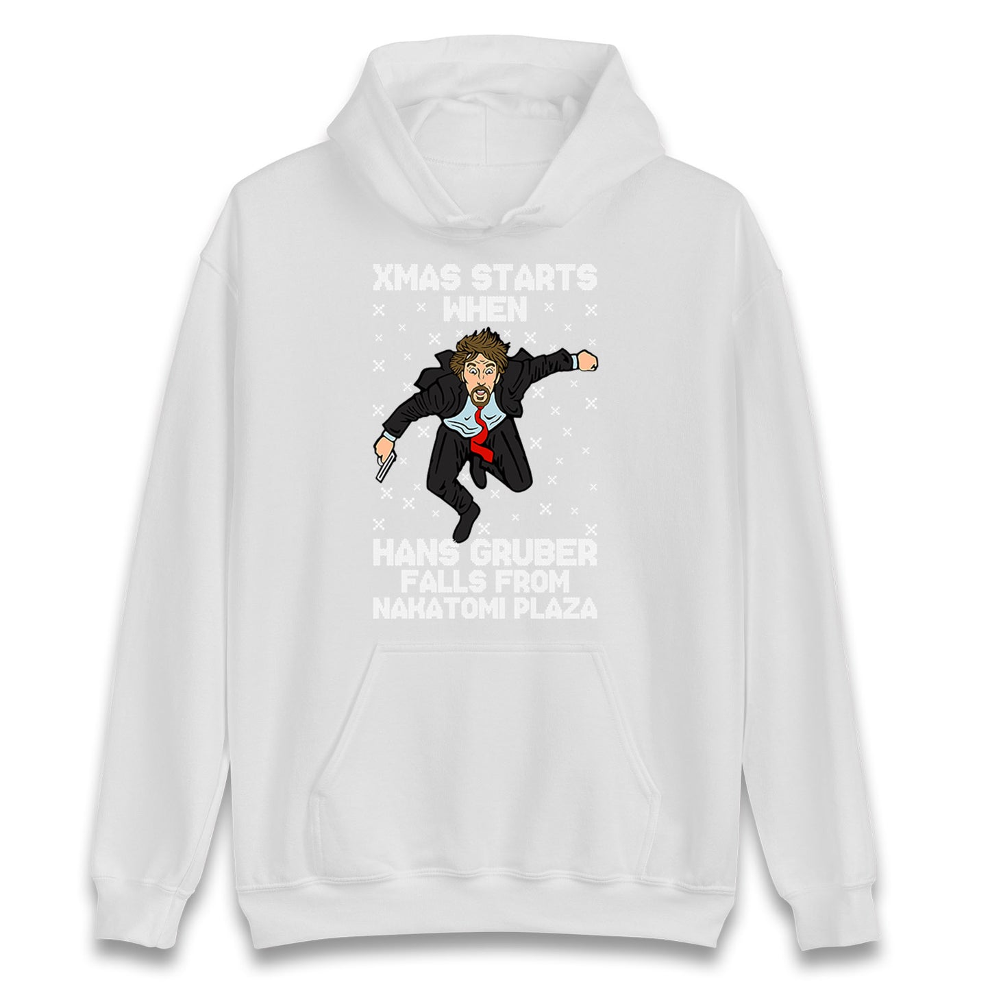 hans gruber falling hoodie