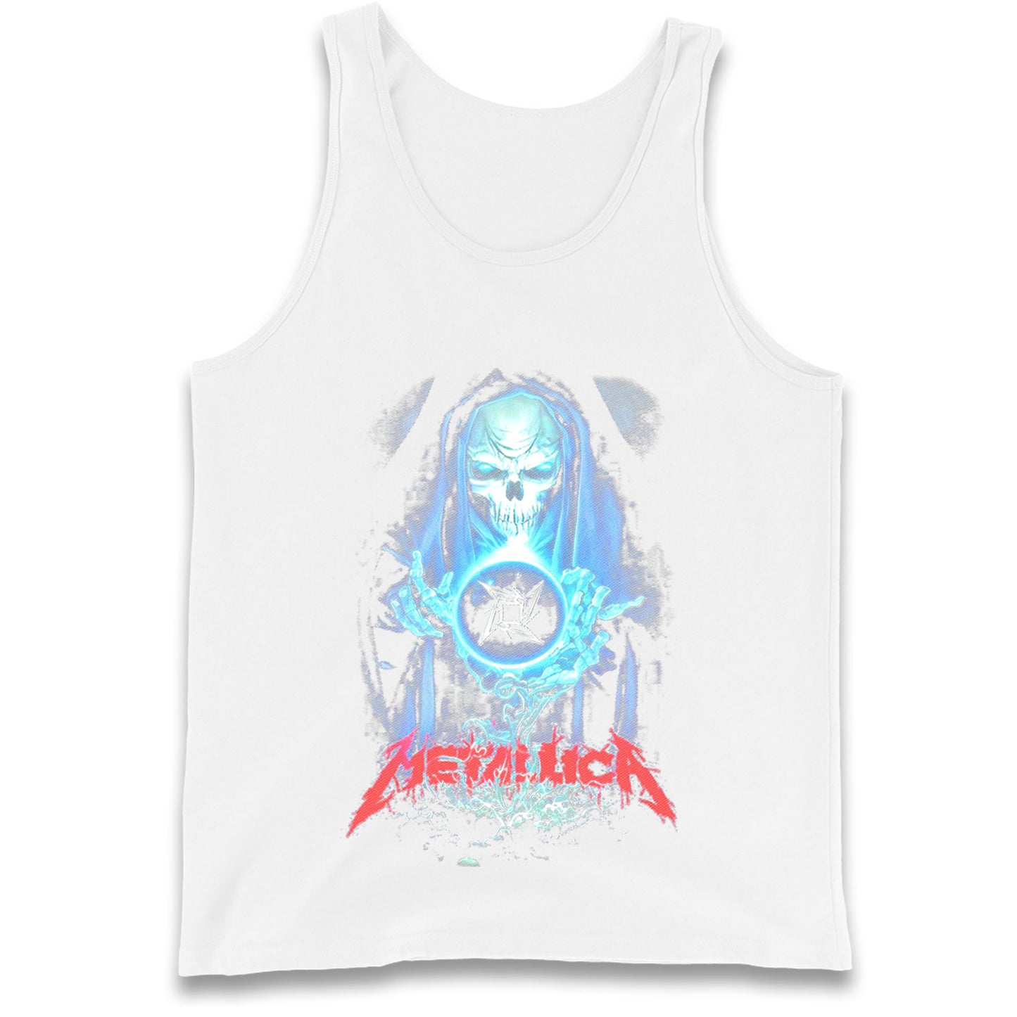 Metallica Skellington Sorcerer Tank Top