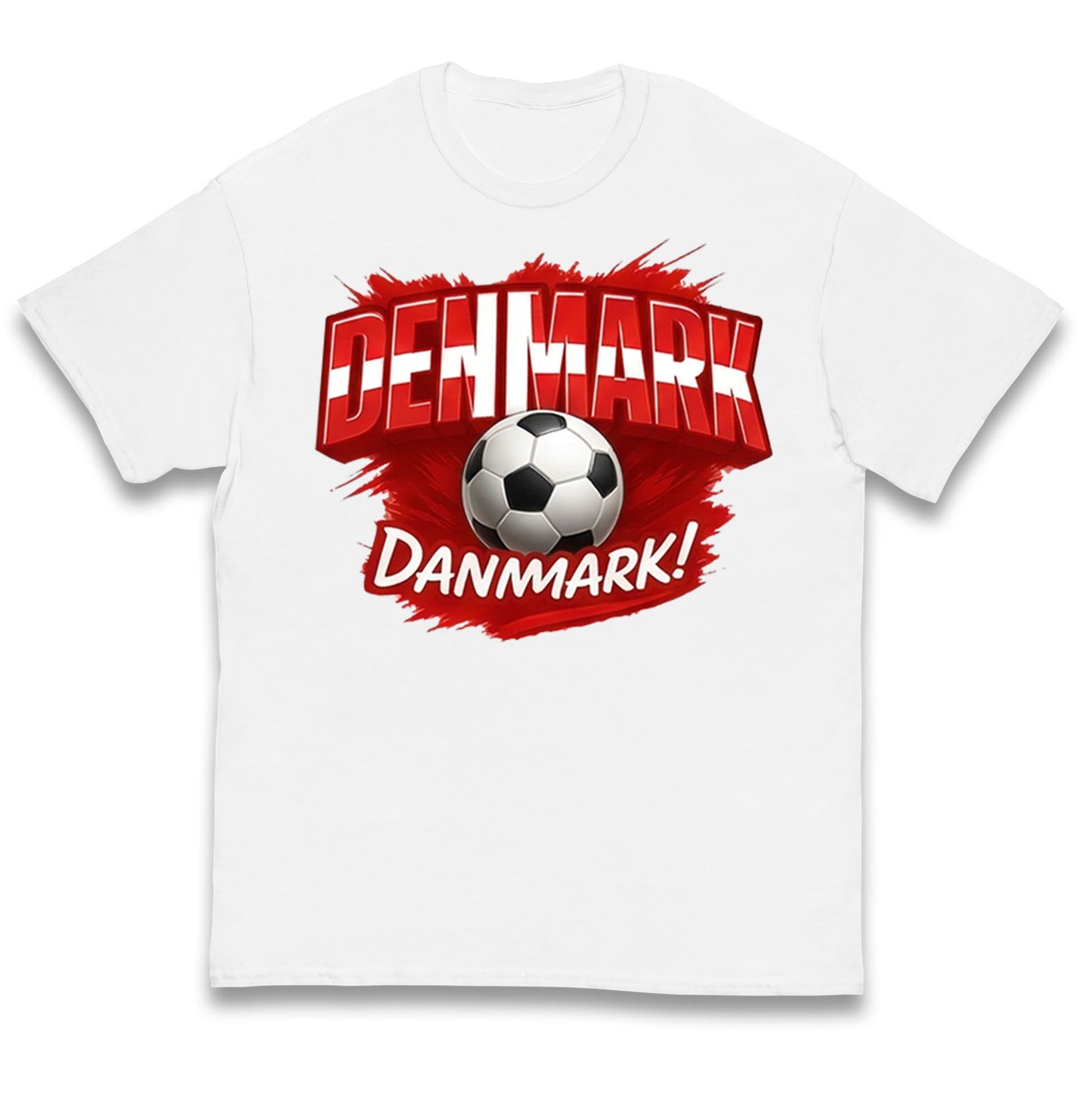 Denmark Retro World Cup Kids T Shirt