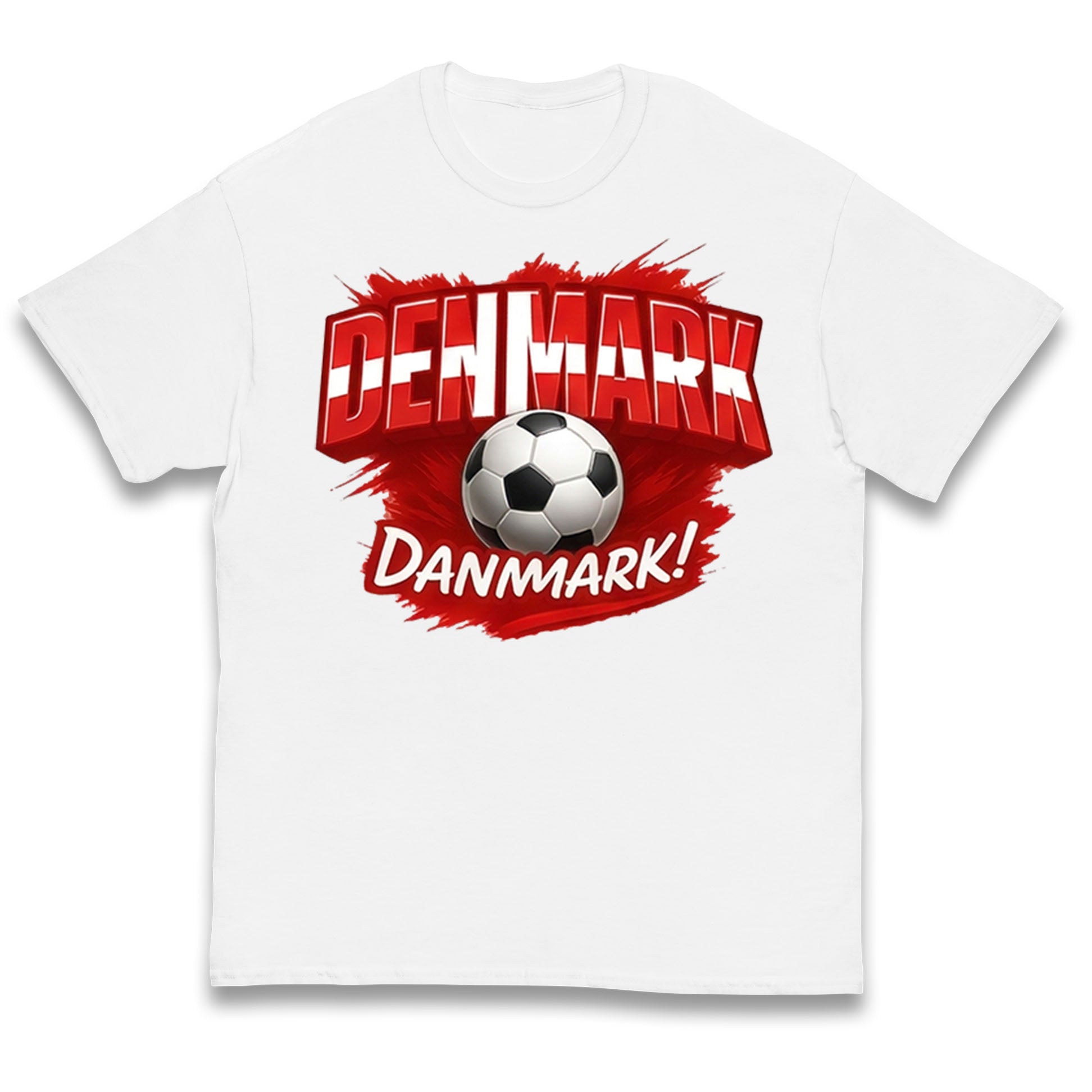 Denmark Retro World Cup Kids T Shirt