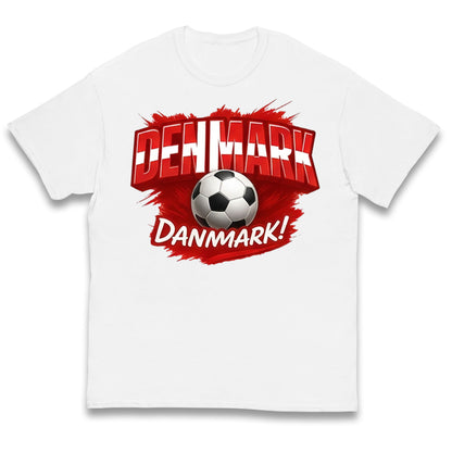 Denmark Retro World Cup Kids T Shirt