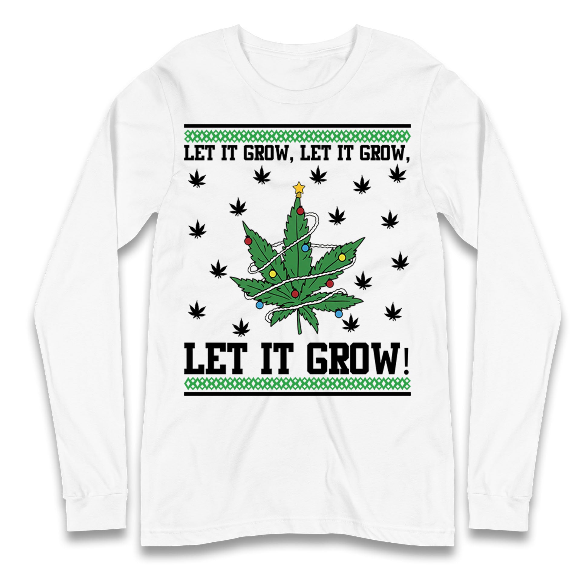 Cannabis Christmas Longsleeve T Shirt