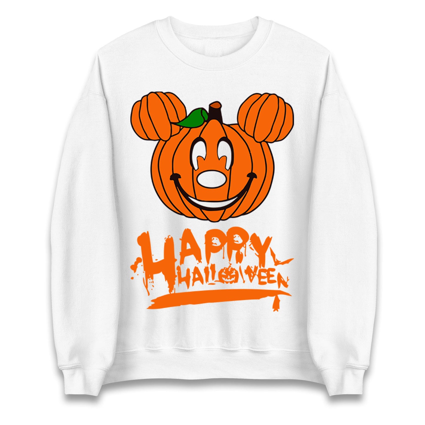 Mickey Mouse Pumpkin Happy Halloween Unisex Sweatshirt