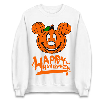 Mickey Mouse Pumpkin Happy Halloween Unisex Sweatshirt