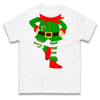 Personalise Christmas Party Wear Elf Mens t shirt