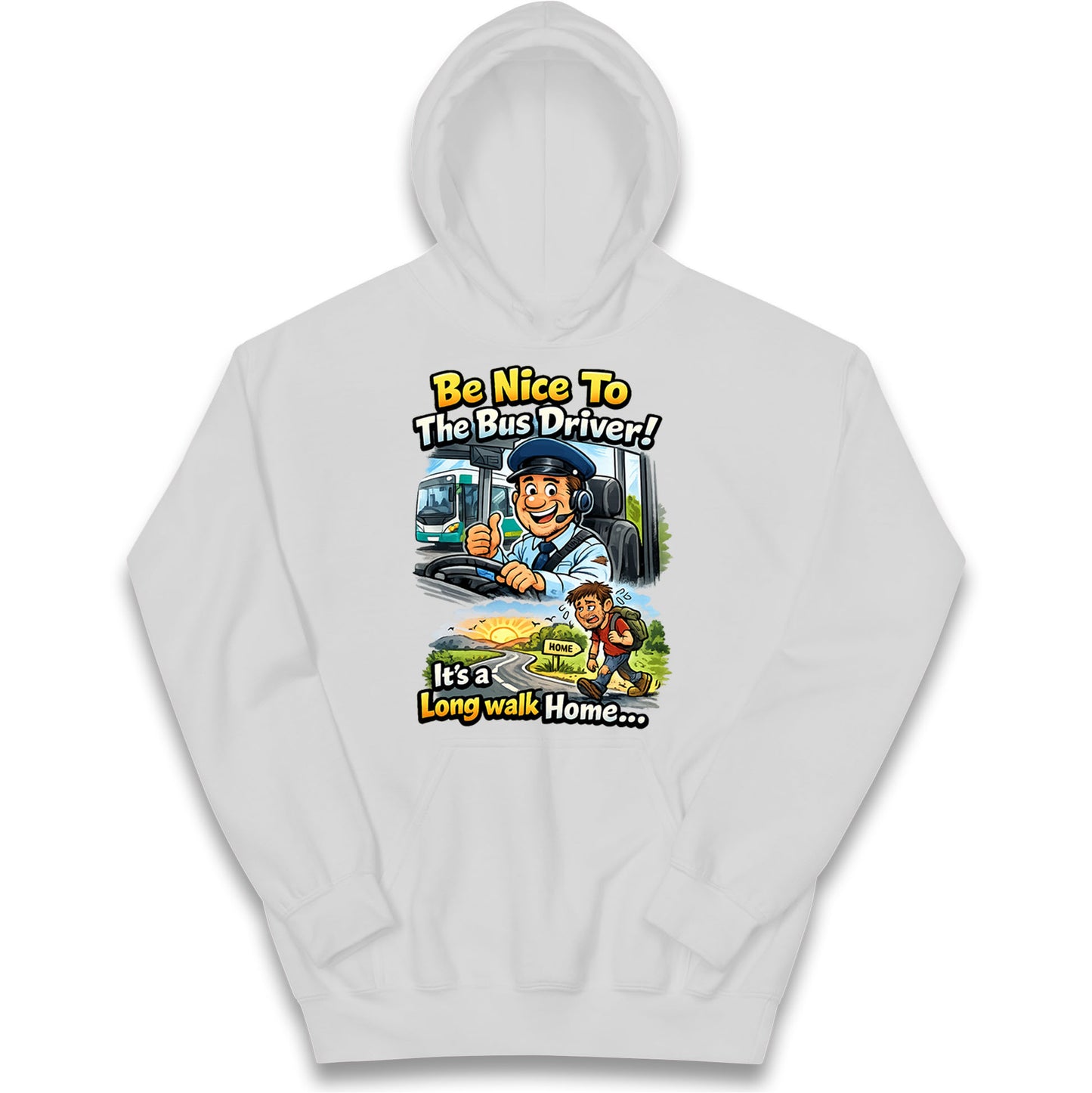 Bus Driver Kids Hoodie