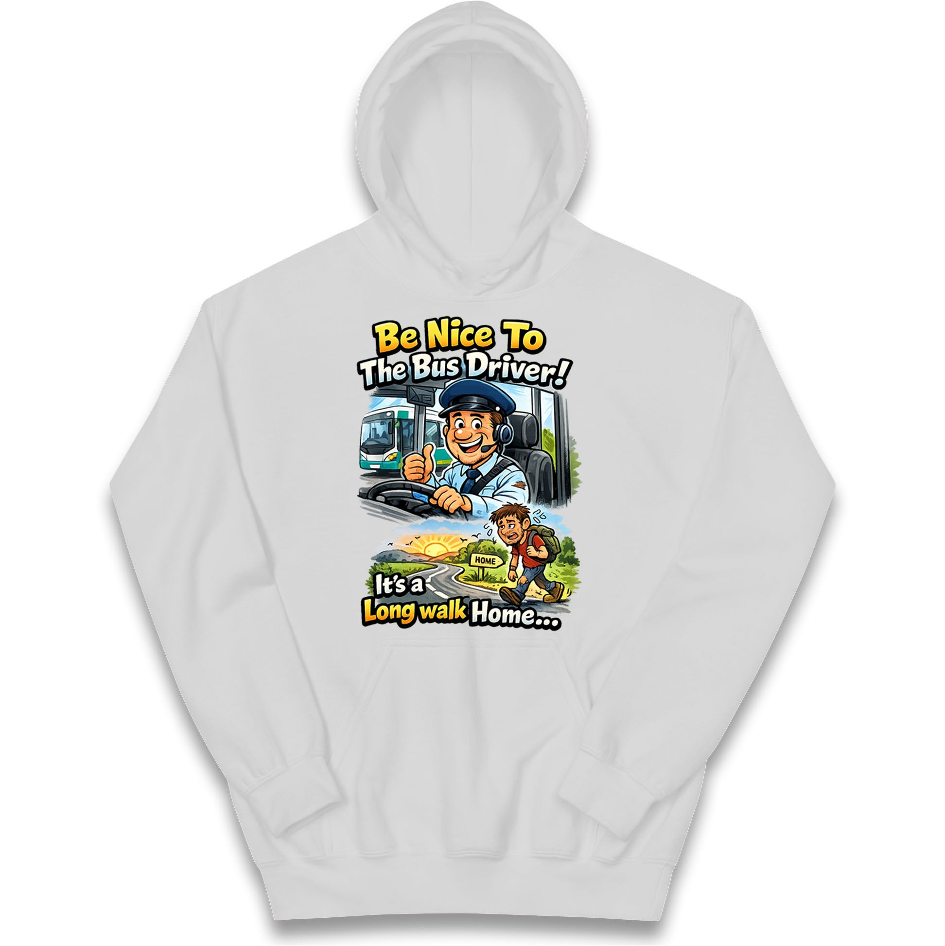 Bus Driver Kids Hoodie