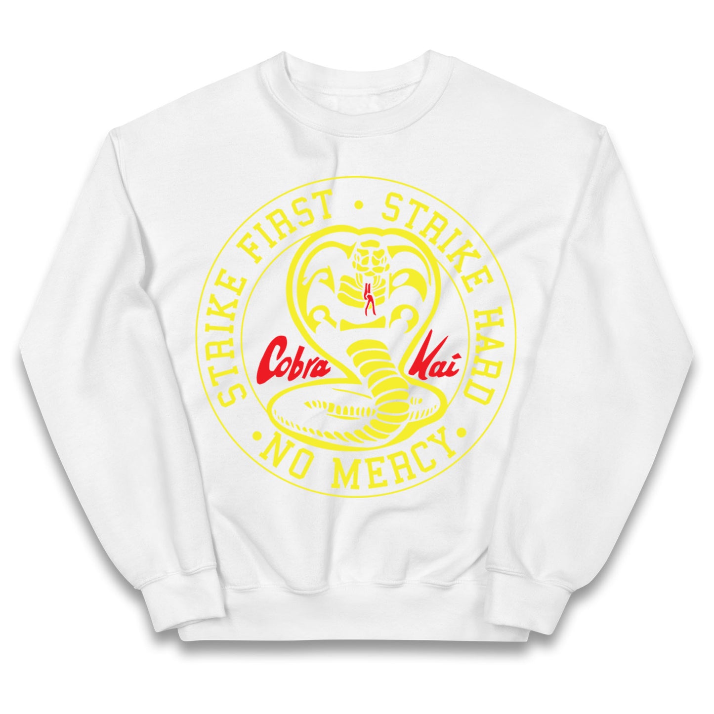 Cobra Kai Strike First Strike Hard Kids Jumper