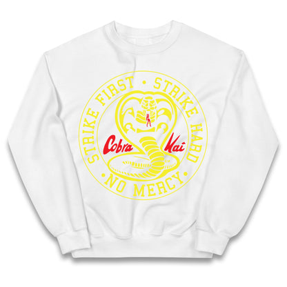 Cobra Kai Strike First Strike Hard Kids Jumper